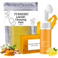 thumbnail image 1 of Set para el cuidado de la piel Aacre Turmeric Trio: jabón, espuma y jabón facial, 1 of 7