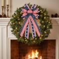 thumbnail image 6 of 4th of July Bows for Wreath, Patriotic Wreath for Front Door Red Blue Burlap Independence Day Accessories for 250th Celebration Outdoor Memorial Day Patriotic Decor A, 6 of 6