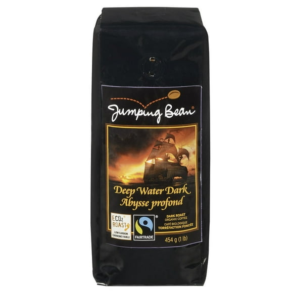 Grains de café entiers Abysse Profond de Jumping Bean 454 g (1 lb)