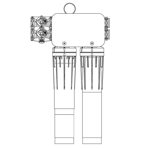 Ice-O-Matic IFQ2-XL Water Filter Manifold for Ice Machines w/ 1400 & 2400 lb Ice Production/24 hrs