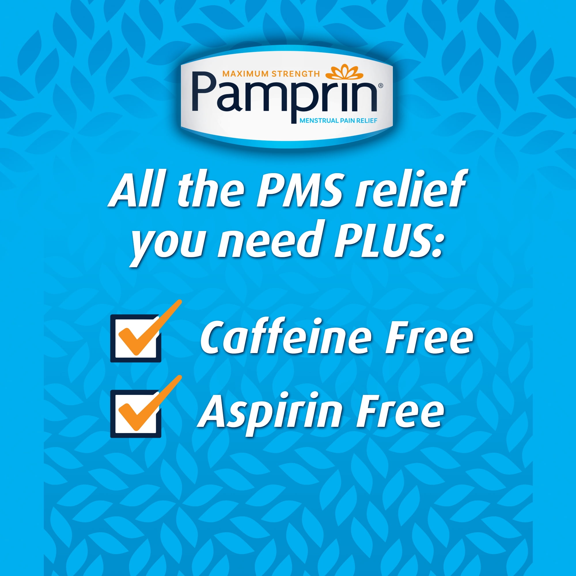 Pamprin Maximum Strength Multi-Symptom Menstrual Pain Relief, 20 ct