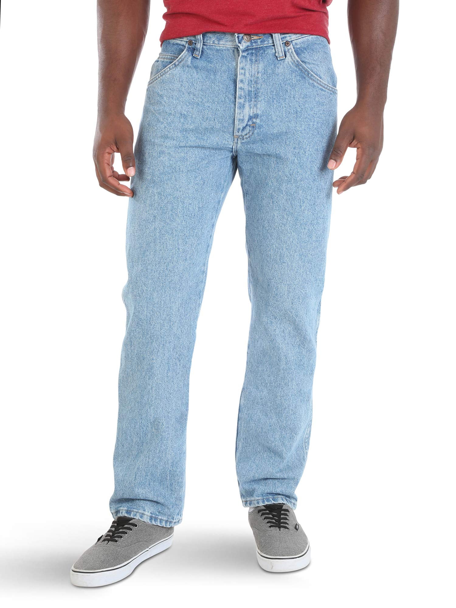 Wrangler - Mens 31X30 Denim Classic Straight Leg Jeans 31 - Walmart.com ...