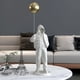 thumbnail image 3 of Originalidad globo niño figura estatua obra de arte decoración de aterrizaje blanco, 3 of 9