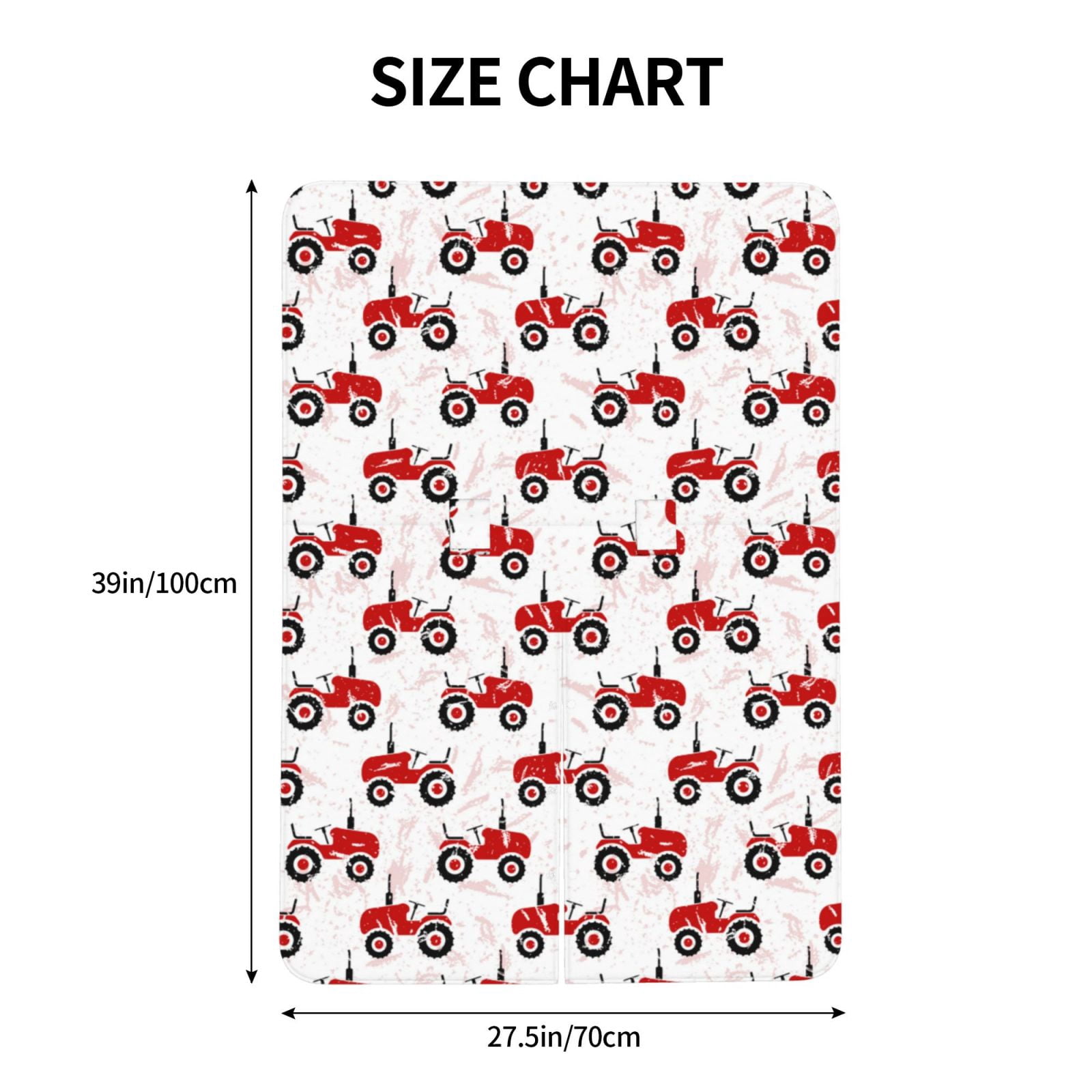 Naloa Red Wheeled Tractors Baby Car Seat Cover, Breathable Baby Carrier Cover, Multiuse Baby Carrier Cover & Nursing Breastfeeding Cover