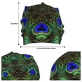 thumbnail image 4 of Fuzoiu Peacock Feathers Print Winter Beanie Hat for Men & Women,Warm Knit Cap,Women Windproof Watch Hat,Knit Warm Unisex Beanie, 4 of 7