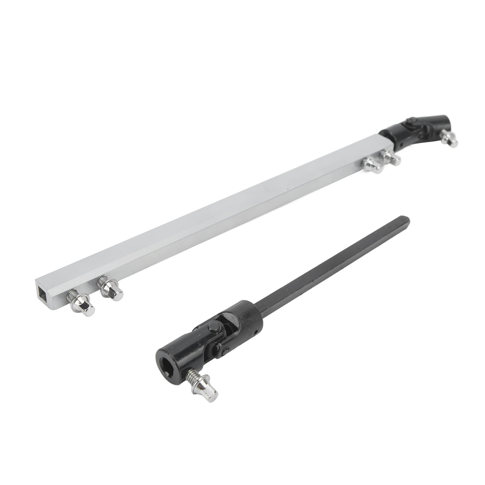 Drum Driveshaft Rod, Double Drum Pedal Link Bar Metal Wear Resistant For Percussion Instruments Silver