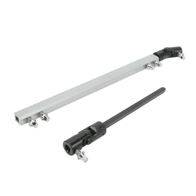 Drum Driveshaft Rod, Double Drum Pedal Link Bar Metal Wear Resistant For Percussion Instruments Silver