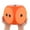 Orange, variant on 5.9'' Large Dice Jumbo Squishies Toy, Big Foam Giant Dice Games for Kids Adults (White)