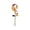 SnowmanA4, variant on Resin Dragon Solar Pathway Light, Crystal Glowing Garden Stake Decor, Weather Resistant Outdoor Lighting for Yard Lawn and Flower Bed