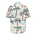 thumbnail image 4 of AHTJRT Classic Aloha Hawaiian Shirt for Men with Abstract Pineapple Palm Frond Patterns Button Down Shirt Multicolor 4XL, 4 of 5