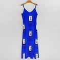 thumbnail image 5 of Mahjong Tile Seven of Characters Sleeveless Dress Women's Evening Dress Womans Clothing, 5 of 9