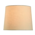 thumbnail image 5 of Hammered Glass Table Lamp, Amber with White Shade, 17", 5 of 10