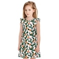 thumbnail image 1 of Vsdgher Cactus pour Filles Chemises de Nuit Manches Courtes à Volants Robe de Nuit Pyjama pour Fête Pyjama-TTG, 1 of 6