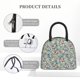 thumbnail image 4 of Balery Rose Flowers Bolsa de Almuerzo para Mujeres, Caja de Almuerzo, Bolsa de Almuerzo Pequeña Impermeable, Tote de Almuerzo Reutilizable con Gran Capacidad, 4 of 6