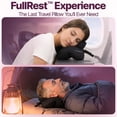 thumbnail image 2 of ComfyNap® Versatile Travel Neck Pillow for Airplane [Patented], 9 Positions in 3 Techniques, Plane Pillow with Pure Memory Foam, Travel Pillow with HeadRest Flight Sleep, Travel Essential - Mercury, 2 of 5