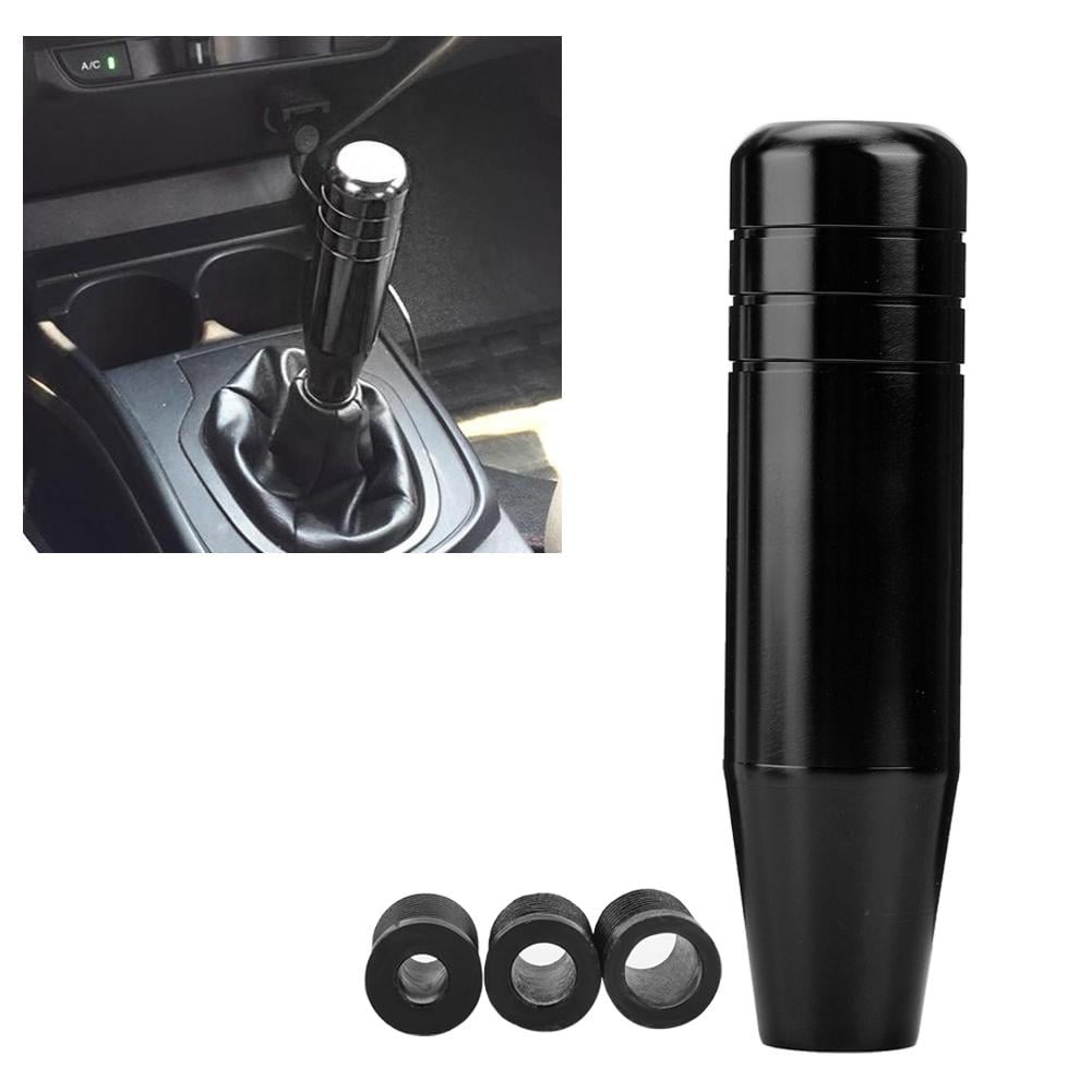 Gear Shift Knob Black Car Universal Modification Carbon Fiber Manual Knob Gear Shift Head Shifter