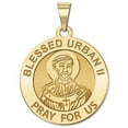 thumbnail image 2 of Picturesongold.Com Blessed Urban II Religious Medal  - 3/4 inch Size of a Nickel - Sterling Silver, 2 of 6
