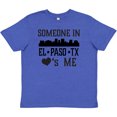 thumbnail image 3 of Inktastic El Paso Texas Someone Loves Me Skyline Youth T-Shirt, 3 of 5
