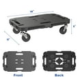 thumbnail image 2 of Gymax 2pcs Platform Dolly Interlocking Furniture Mover 660lbs Weight Capacity, 2 of 10