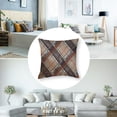 thumbnail image 5 of BANET s Pillows Decorative Pillows Square Pillow Cases for Brown Pillow Cases Set of 2 20x20in, 5 of 7