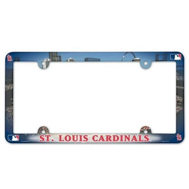 Cadre de Plaque d'Immatriculation St. Louis Cardinals - Couleur Complète