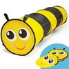 GigaTent Pop Up 6 Feet long Bee Play Tunnel For Pets & Kids