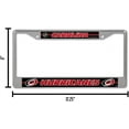 thumbnail image 4 of Carolina Hockey Hurricanes Standard Size Chrome License Plate Frame - It Sparkles! - Let's Go!, 4 of 6