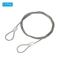 thumbnail image 3 of Unique Bargains Stainless Steel Cable, 2 Pack PVC Coated 1/16' Wire Rope for Deck Railing 3.3ft, 3 of 4