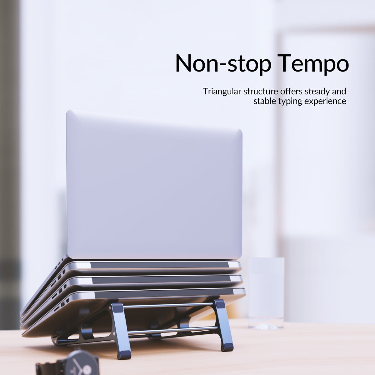 ORICO Ergonomic Desk Laptop Stand for 11-17.4" Laptop Aluminum Stable Computer Riser