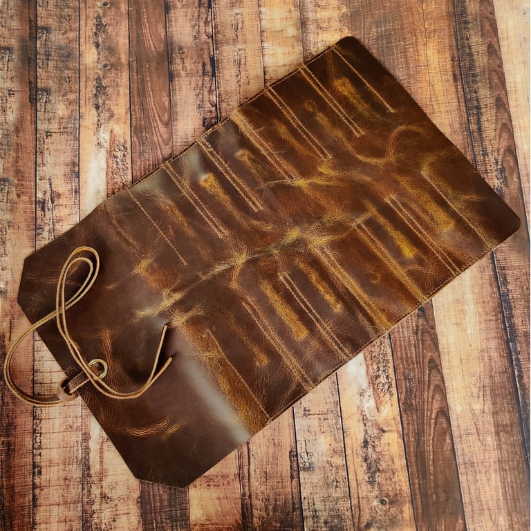 Leather Tool Pouch Roll