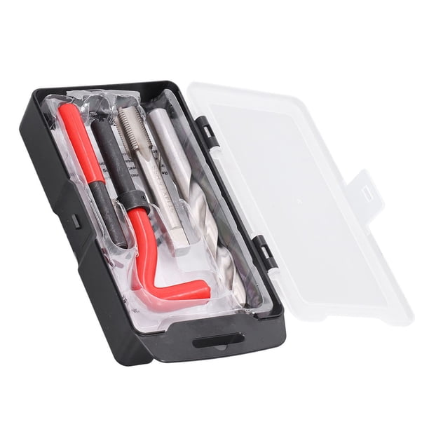 Kit de Reparación de Roscas ANGGREK M14x1.50mm Juego de Herramientas Manuales