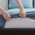 thumbnail image 4 of Sweet Home Collection 200 Thread Count 100% Cotton Sheet Set Misty Blue Queen, 4 of 7