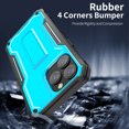thumbnail image 7 of ExoGuard For iPhone 14 Pro Max Case, Phone Case with Screen Protector and Kickstand (Blue), 7 of 7