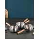 thumbnail image 1 of Stainless Steel Snow Flat Pot With Wooden Handle For Home Cooking, Thickened Multifunctional Stew Pot, Compatible With Induction Cooker, Milk Pot, 1 of 5