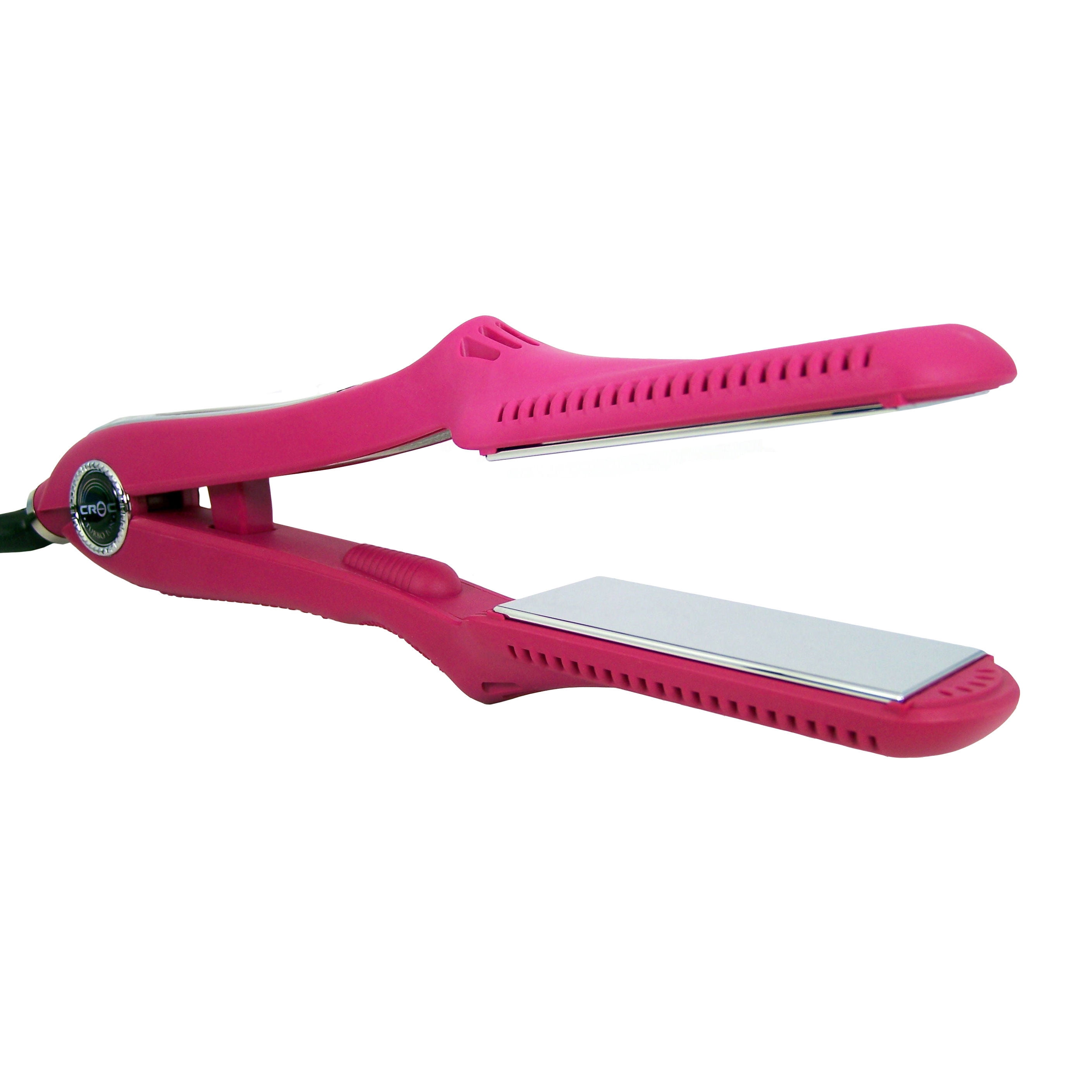TurboIon Croc Titanium Flat Iron Straightener Pink 1.5