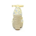 thumbnail image 2 of BLISSFUL STEP Women's Espadrille Wedge Heel Wedge Sandals Yellow Flower 5.5, 2 of 7