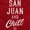 Antique Cherry Red, variant on San Juan Puerto Rico Chill Vintage Sweatshirt for Men or Women Brisco Brands S