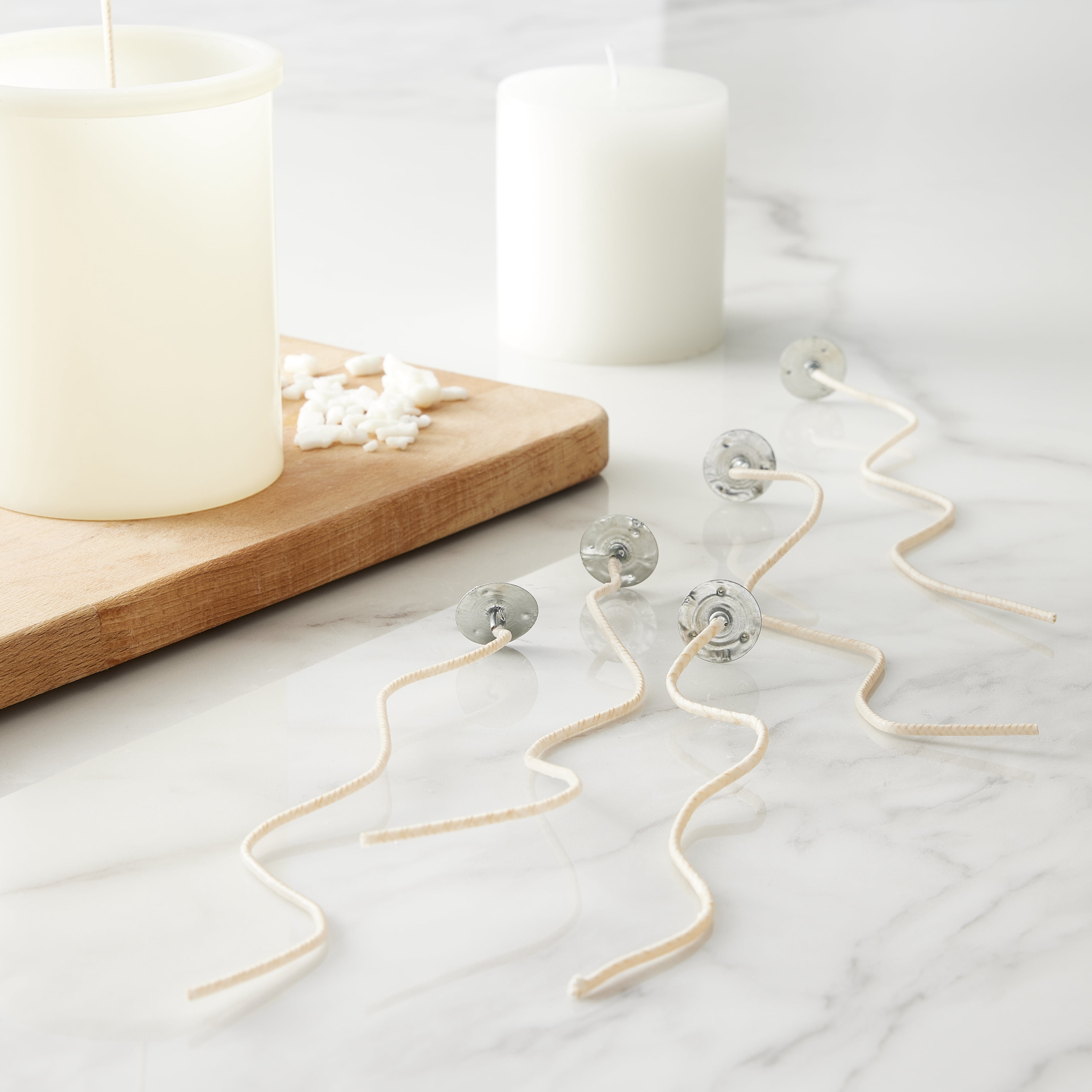 12 Packs: 6 ct. (72 total) Large Wicks with Clips by Make Market