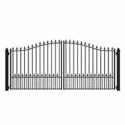 ALEKO DG14MUND Steel Dual Swing Driveway Gate - MUNICH Style - 14 x 6 Feet