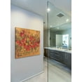 thumbnail image 4 of Marmont Hill "Floral Frenzy Red V" Painting Print on Canvas, 4 of 7