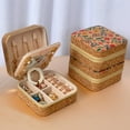 thumbnail image 5 of Jewelry Organizer Box Velvet Jewelry Box with Removable Trayε, 5 of 8
