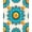Blue, Pattern 1, variant on ODIKA 2'x3' Machine Washable Non-Slip Area Rug, Seashell Medallion Accent with Coral Reef Motifs High Traffic Rug with Pad, Gold, 708609