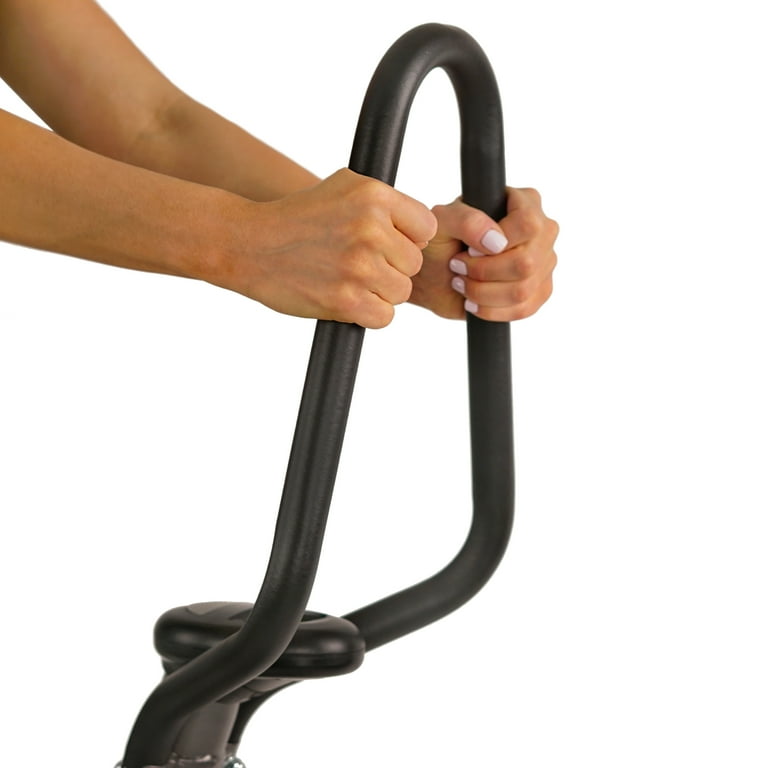 Sunny Health Fitness Folding Climbing Stepper Machine w LCD Monitor for Full Body Workout Stair Master Exercise SF 1115
