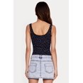 thumbnail image 4 of Women's Ditsy Floral Print Henley Tank Top, 4 of 4