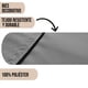 thumbnail image 4 of Cortinas Black Out Castelog Lisa Gris Plata con Argollas C8078, 4 of 6