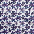 thumbnail image 1 of oneOone Polyester Spandex Medium Blue Fabric Florals Sewing Craft Projects Fabric Prints By Yard 56 Inch Wide, 1 of 4