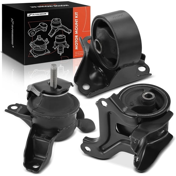 A-Premium 3PCS Engine Motor Mount and Transmission Mount Kit Compatible with Kia Sportage 2005-2010 & Hyundai Tucson 2005-2009, 2.7L, Automatic Transmission, Replace# 219102E100, 218302E400