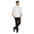 thumbnail image 2 of Bestman Formal Front Button Placket Solid Shirts For Mens Long Sleeve Regular Fit Shirt, 2 of 6