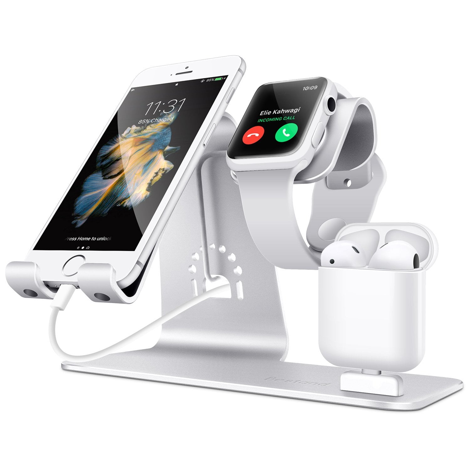 Charging Stand Station Holder Dock for iPhone for Apple Watch for Airpods  3-in-1