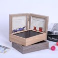 thumbnail image 1 of 5x7 Inch Fashion Simple Wooden Picture Frame Double Photo Frame (Original Wood Color), 1 of 5